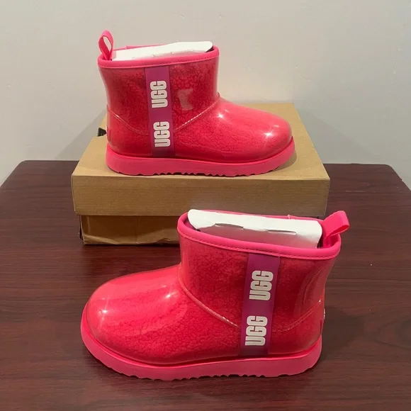 Ugg, Girls, Classic Clear Mini, 1112386K, Pink - Picture 2 of 11